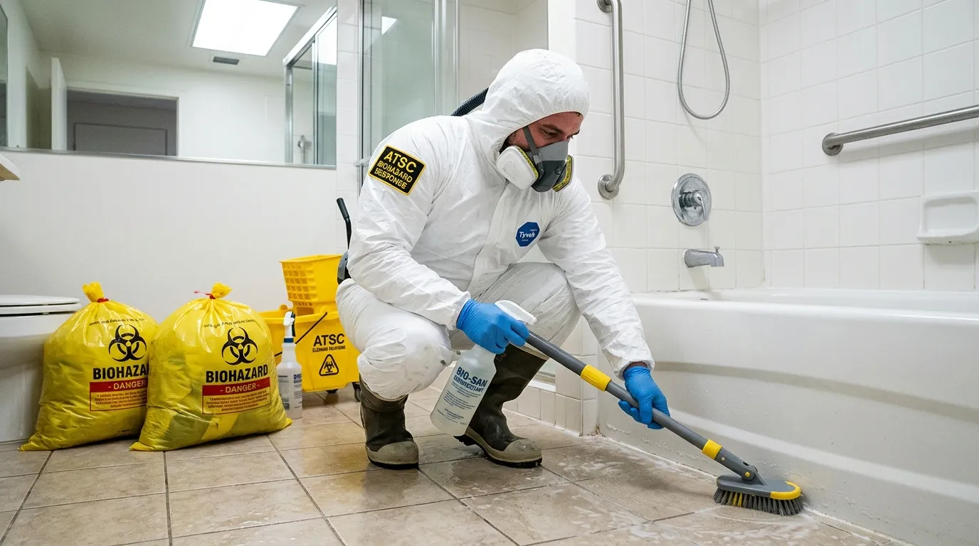 Decontamination equipment deployed for Blood Cleanup in Ormond Beach